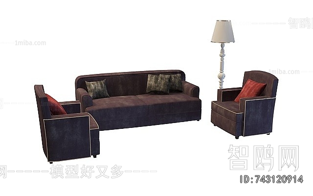 Simple European Style Sofa Combination
