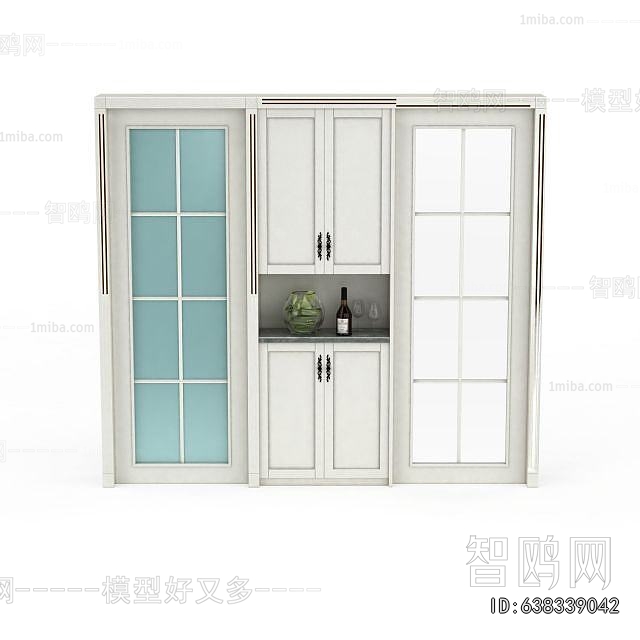 Simple European Style Shoe Cabinet