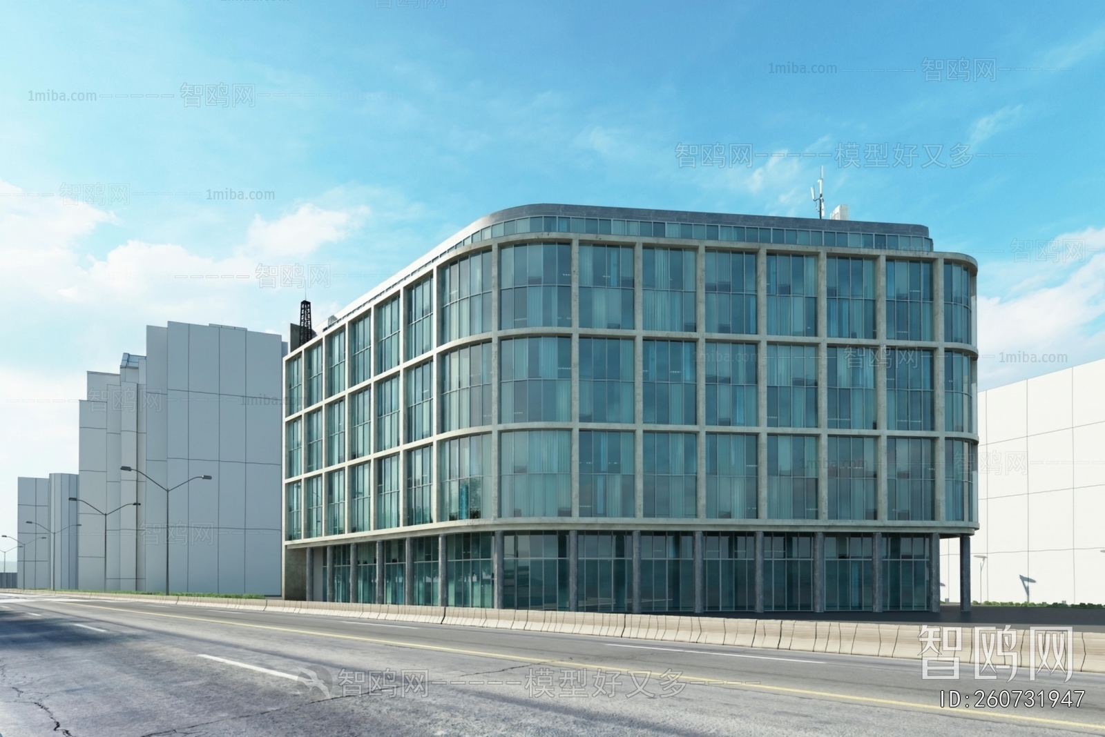 Modern Appearance Of Commercial Building