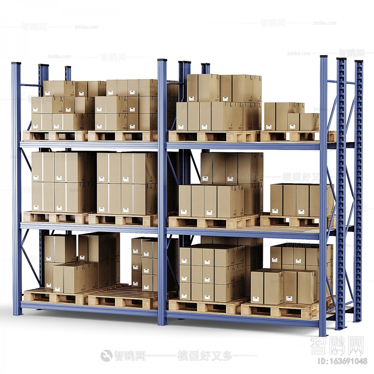 Modern Supermarket Shelf