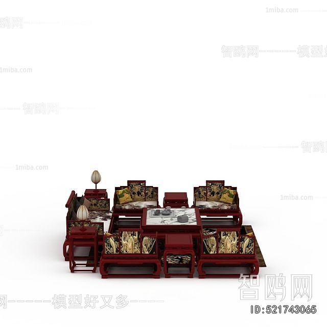 Chinese Style Sofa Combination