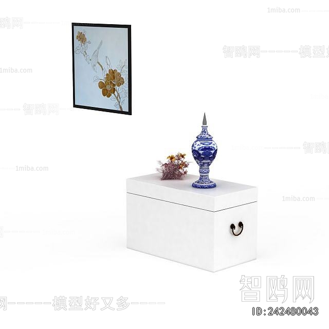 New Chinese Style Side Cabinet