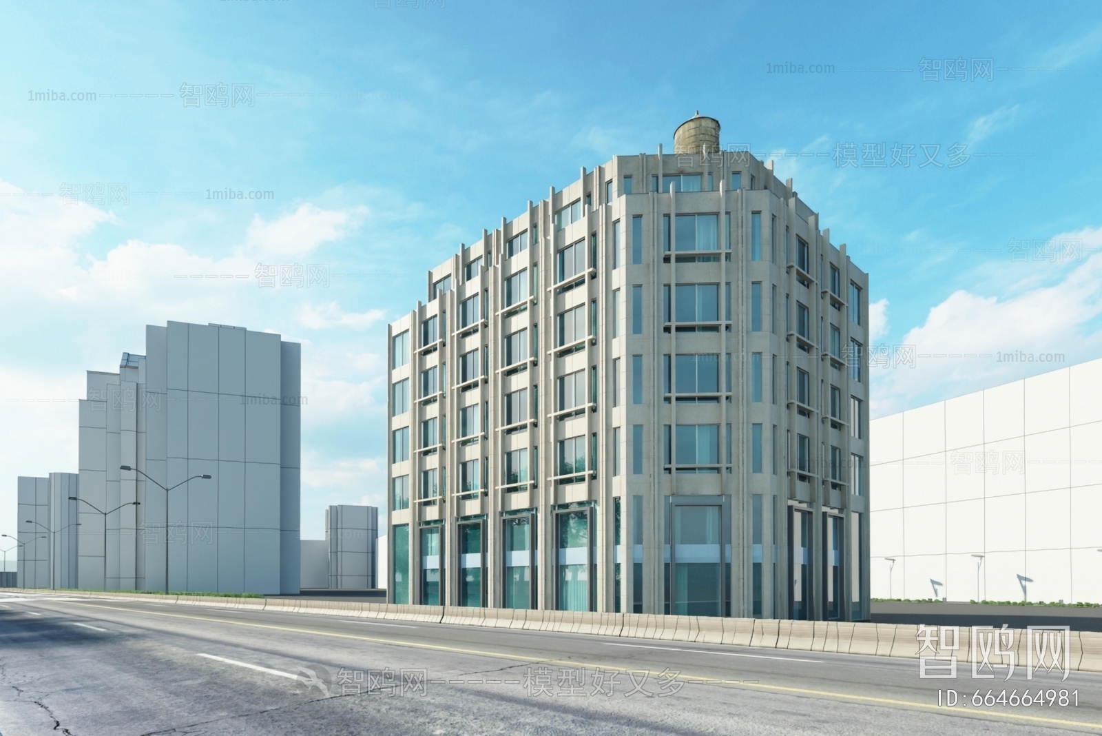 Modern Appearance Of Commercial Building