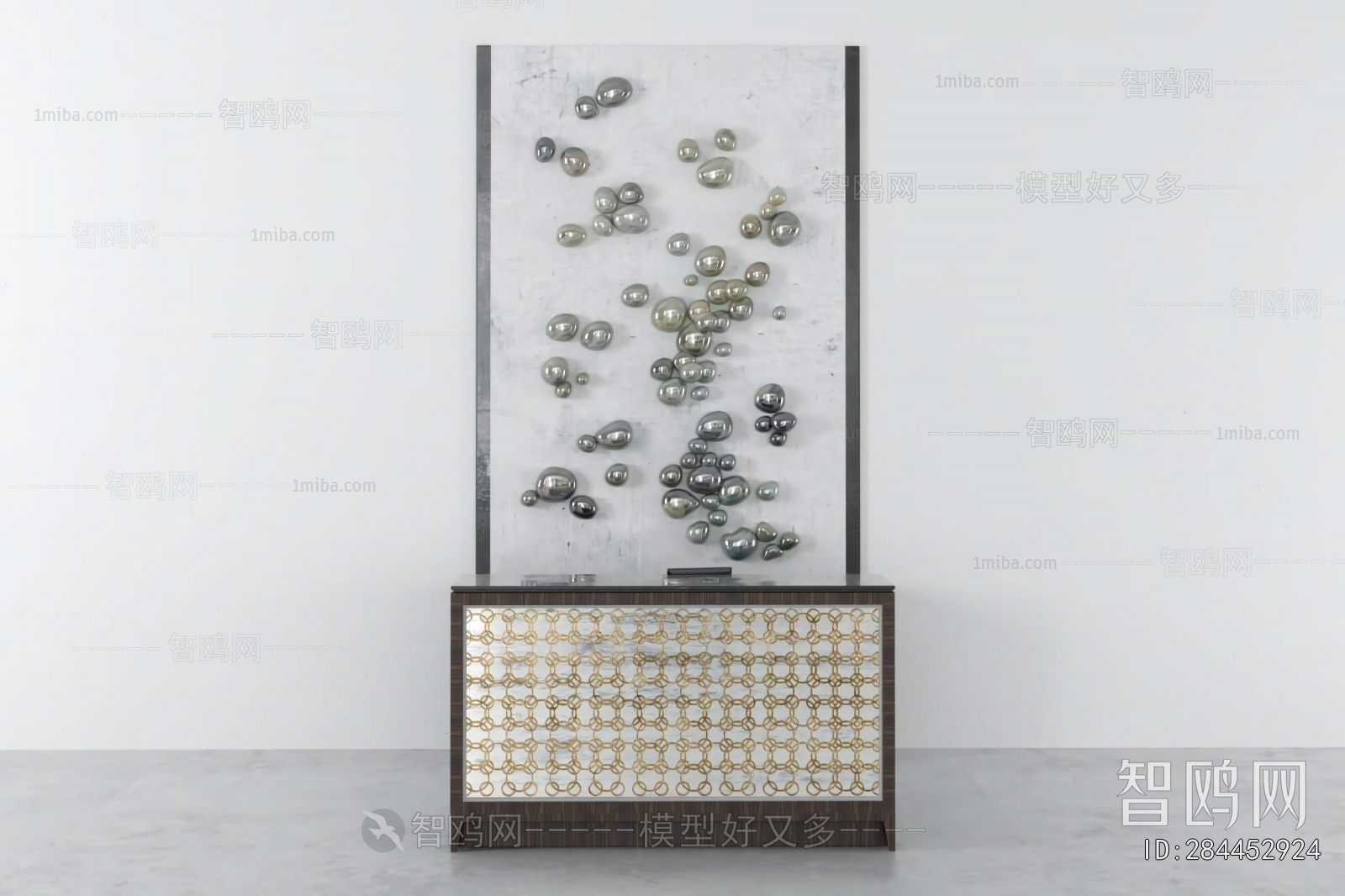 New Chinese Style Entrance Cabinet