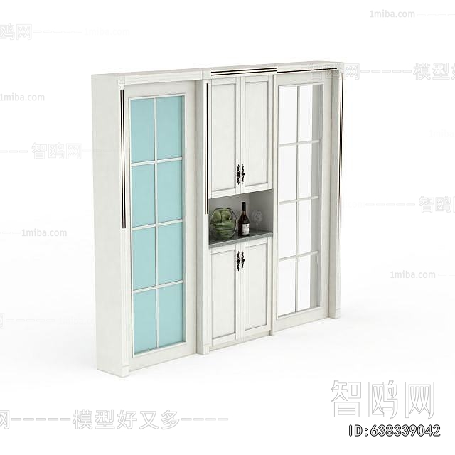 Simple European Style Shoe Cabinet