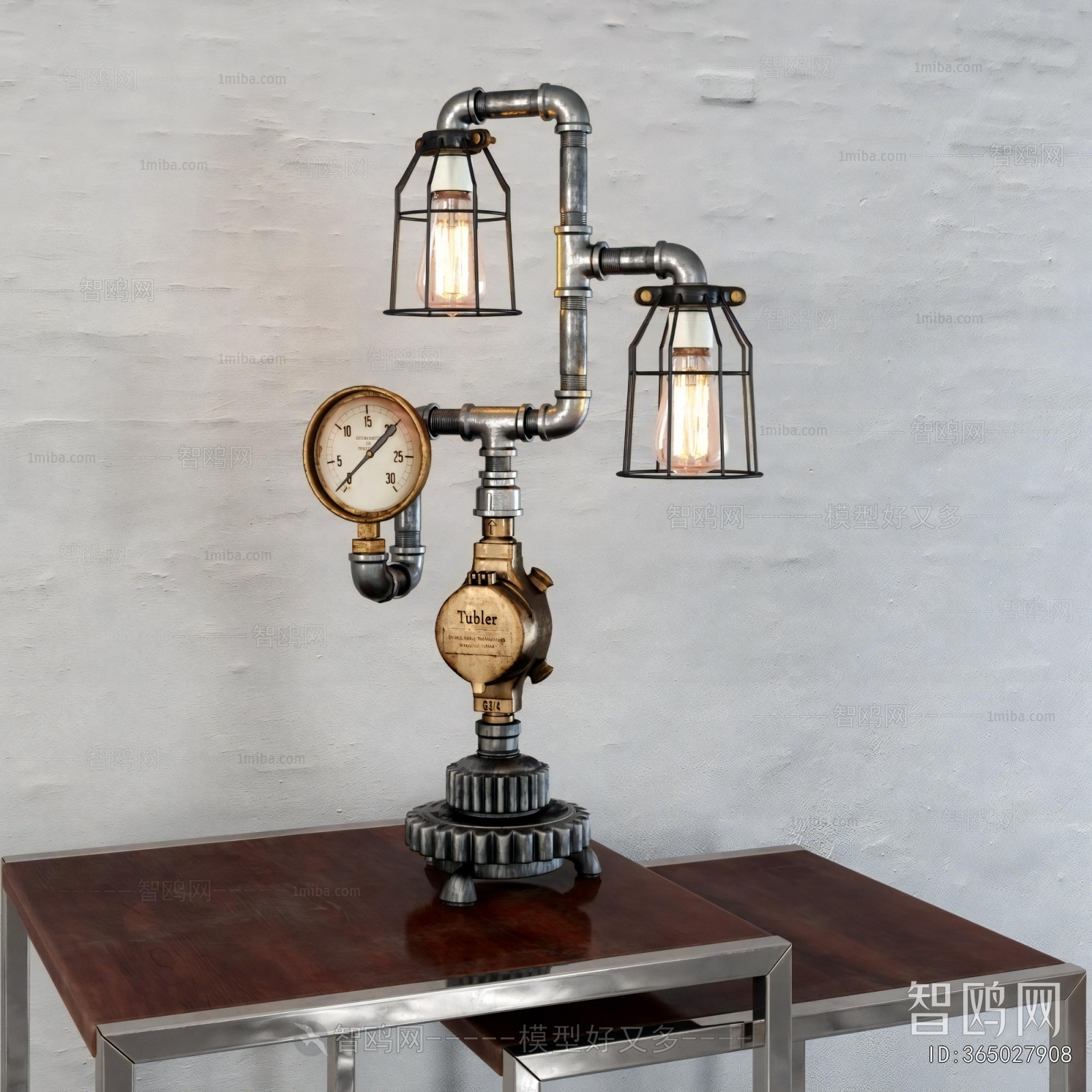 Industrial Style Table Lamp