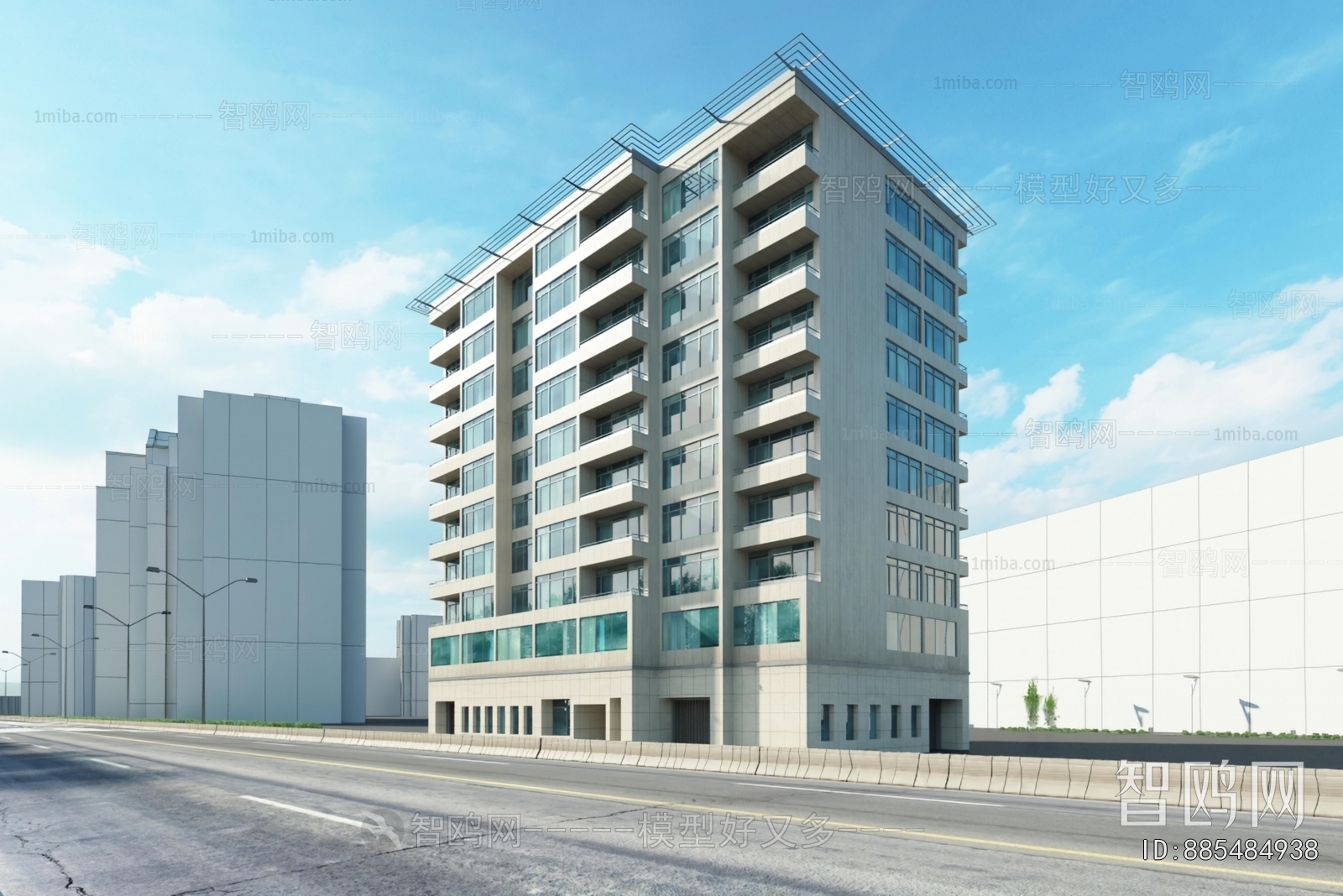 Modern Appearance Of Commercial Building