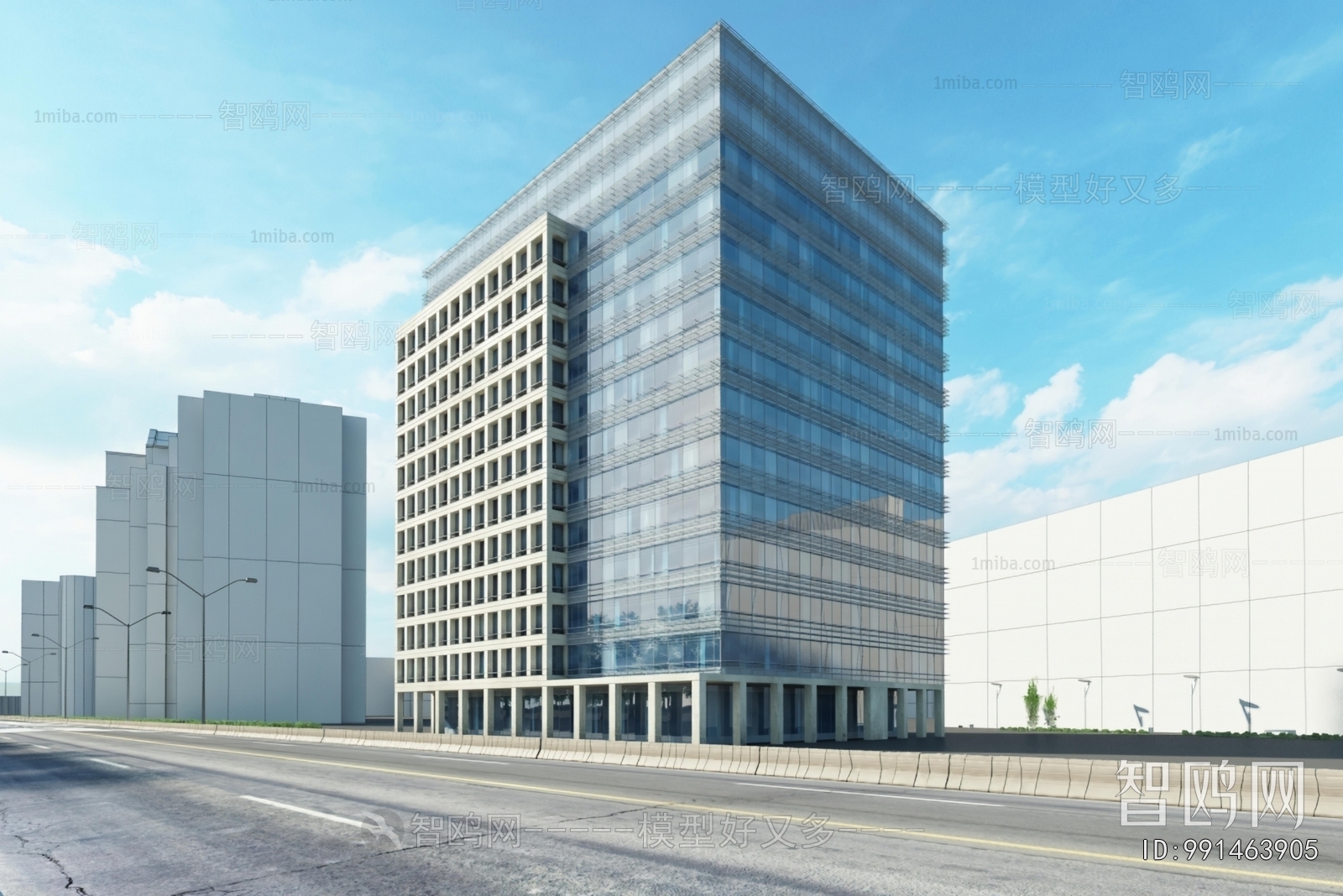 Modern Appearance Of Commercial Building