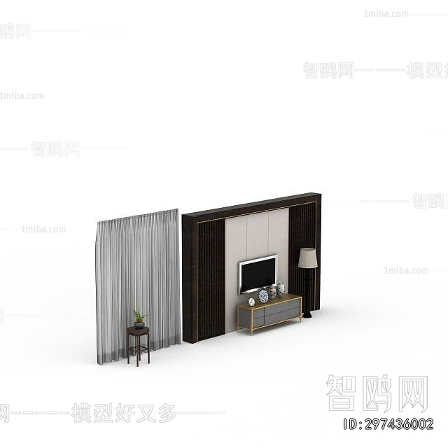 New Chinese Style TV Cabinet