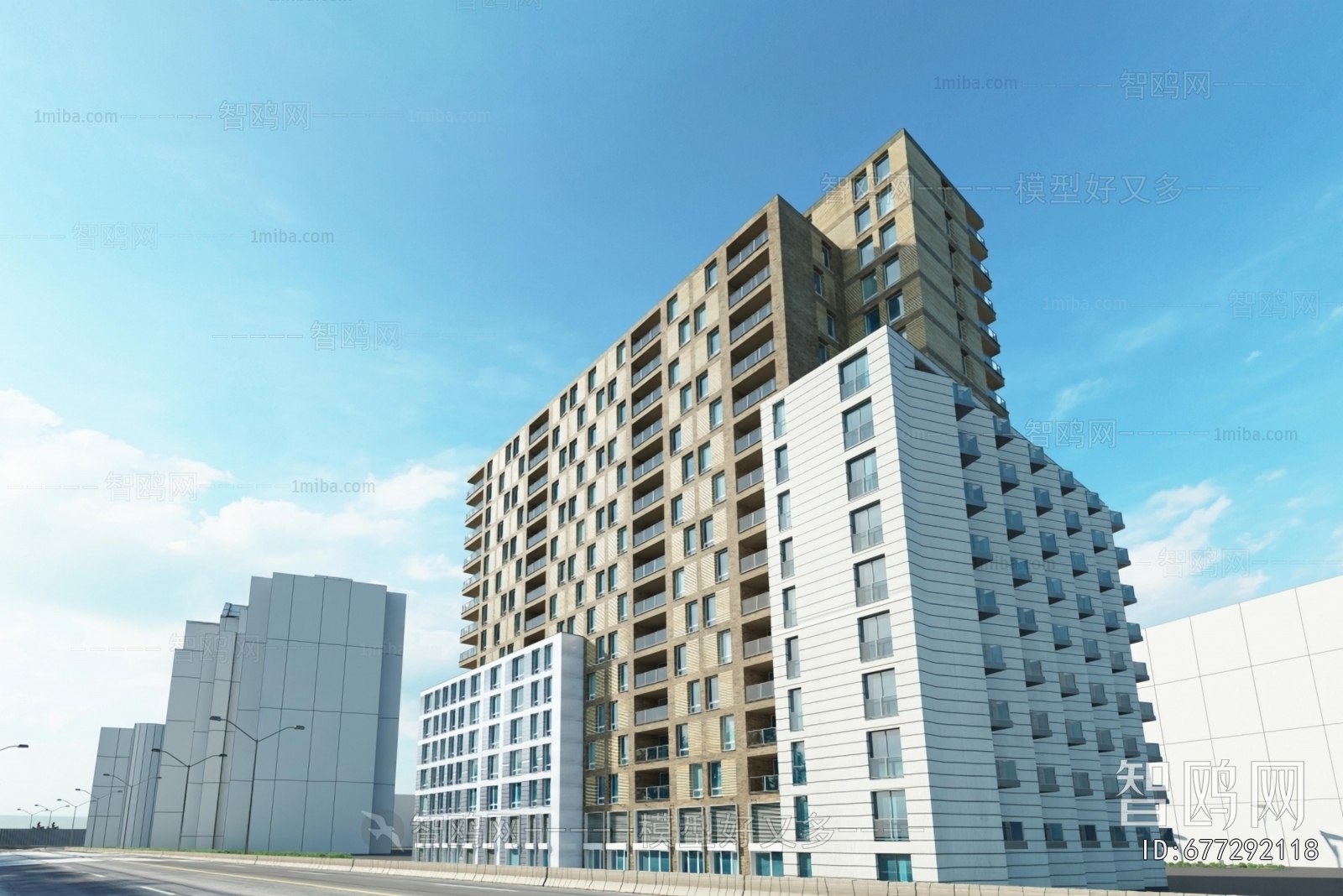 Modern Appearance Of Commercial Building