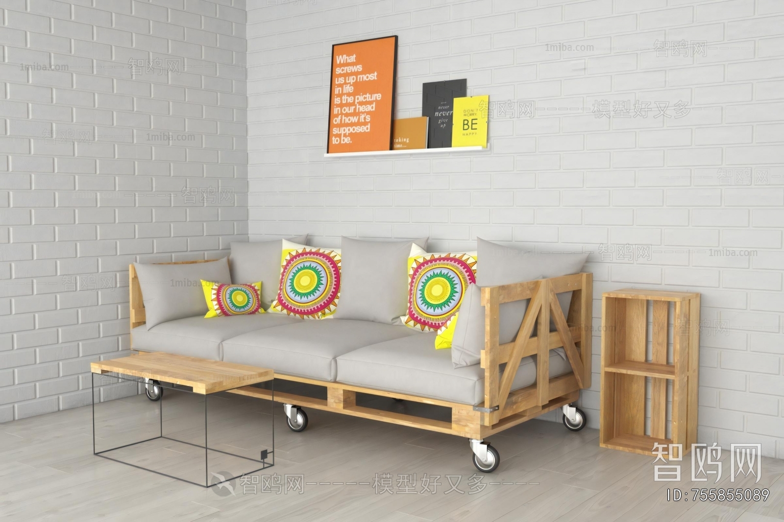 Modern Three-seat Sofa