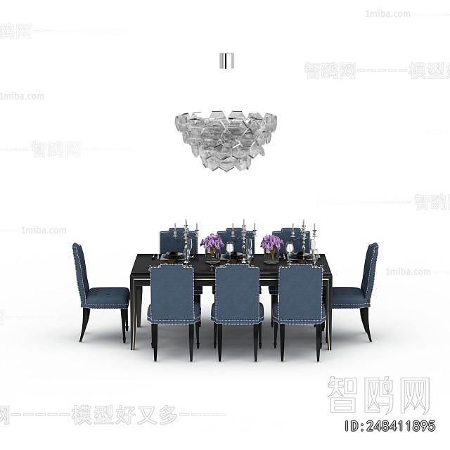 European Style Dining Table And Chairs