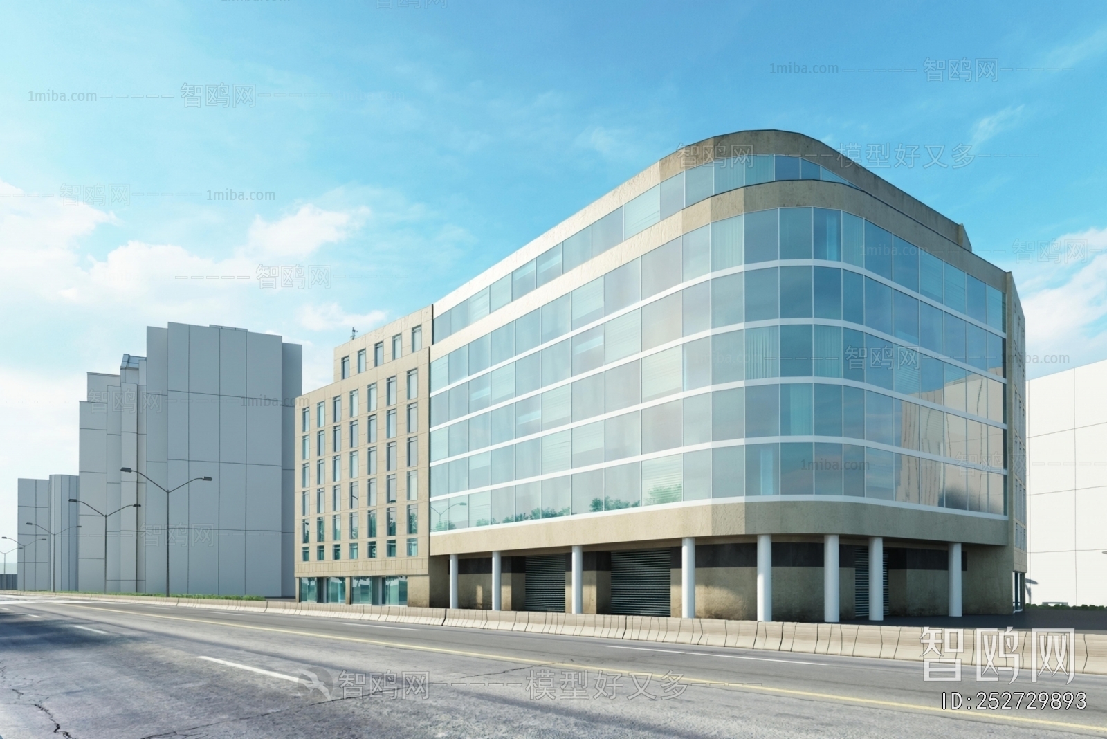 Modern Appearance Of Commercial Building