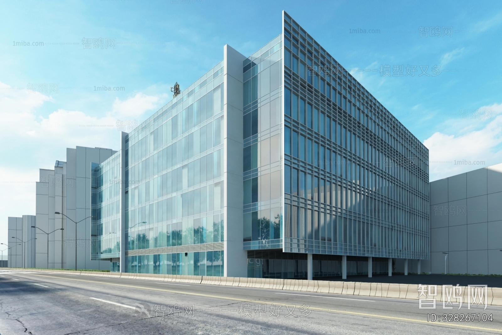 Modern Appearance Of Commercial Building