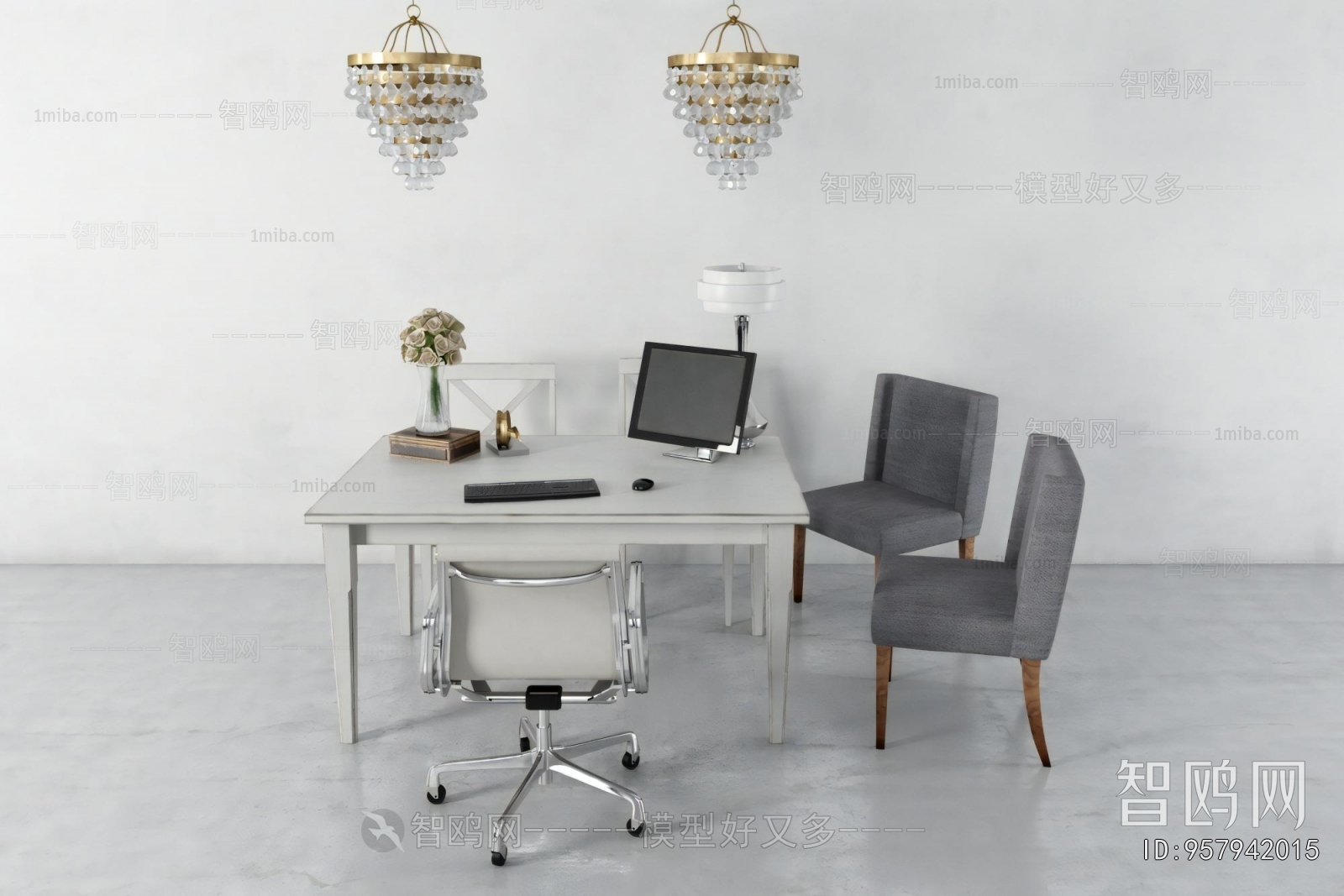 Modern Office Desk And Chair