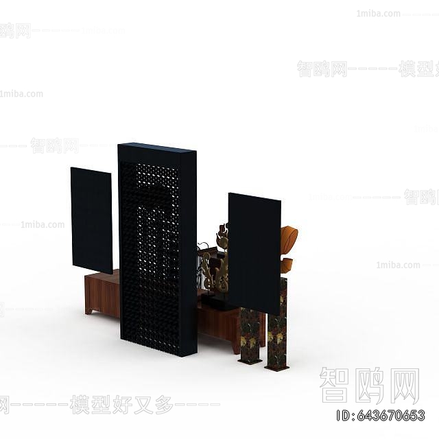 New Chinese Style TV Cabinet