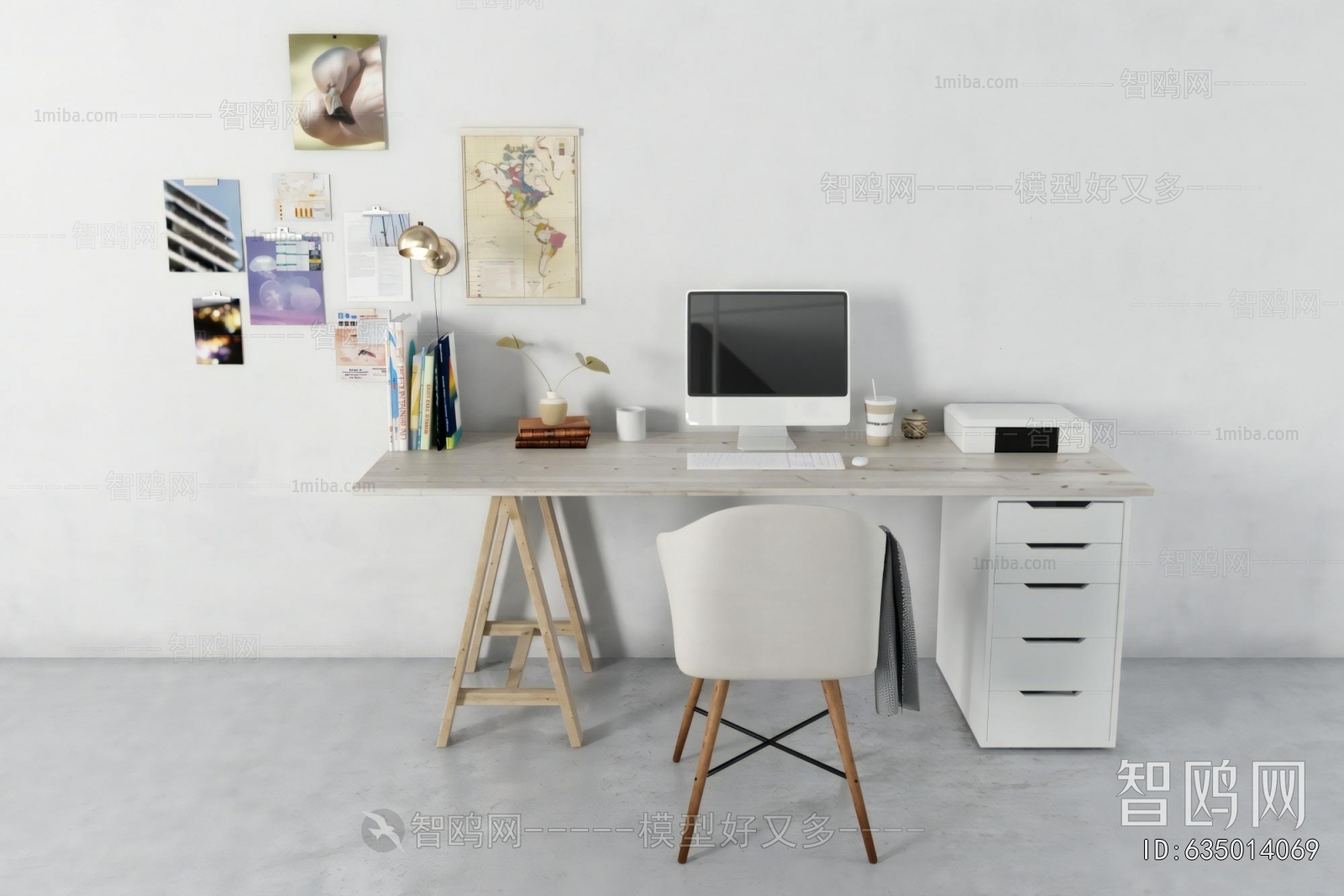 Modern Office Desk And Chair
