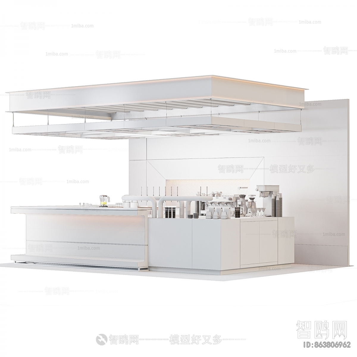 Industrial Style Counter Bar