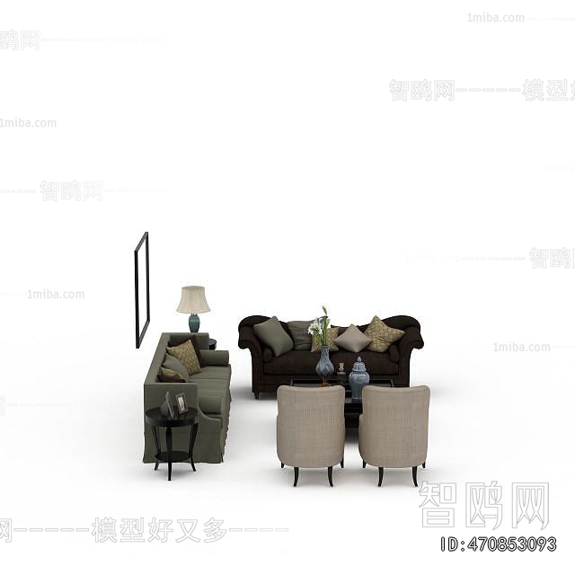 Simple European Style Sofa Combination