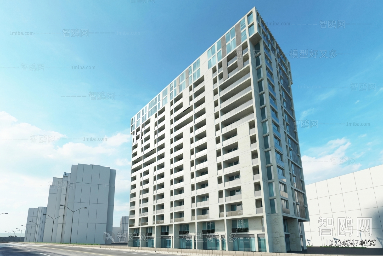 Modern Appearance Of Commercial Building