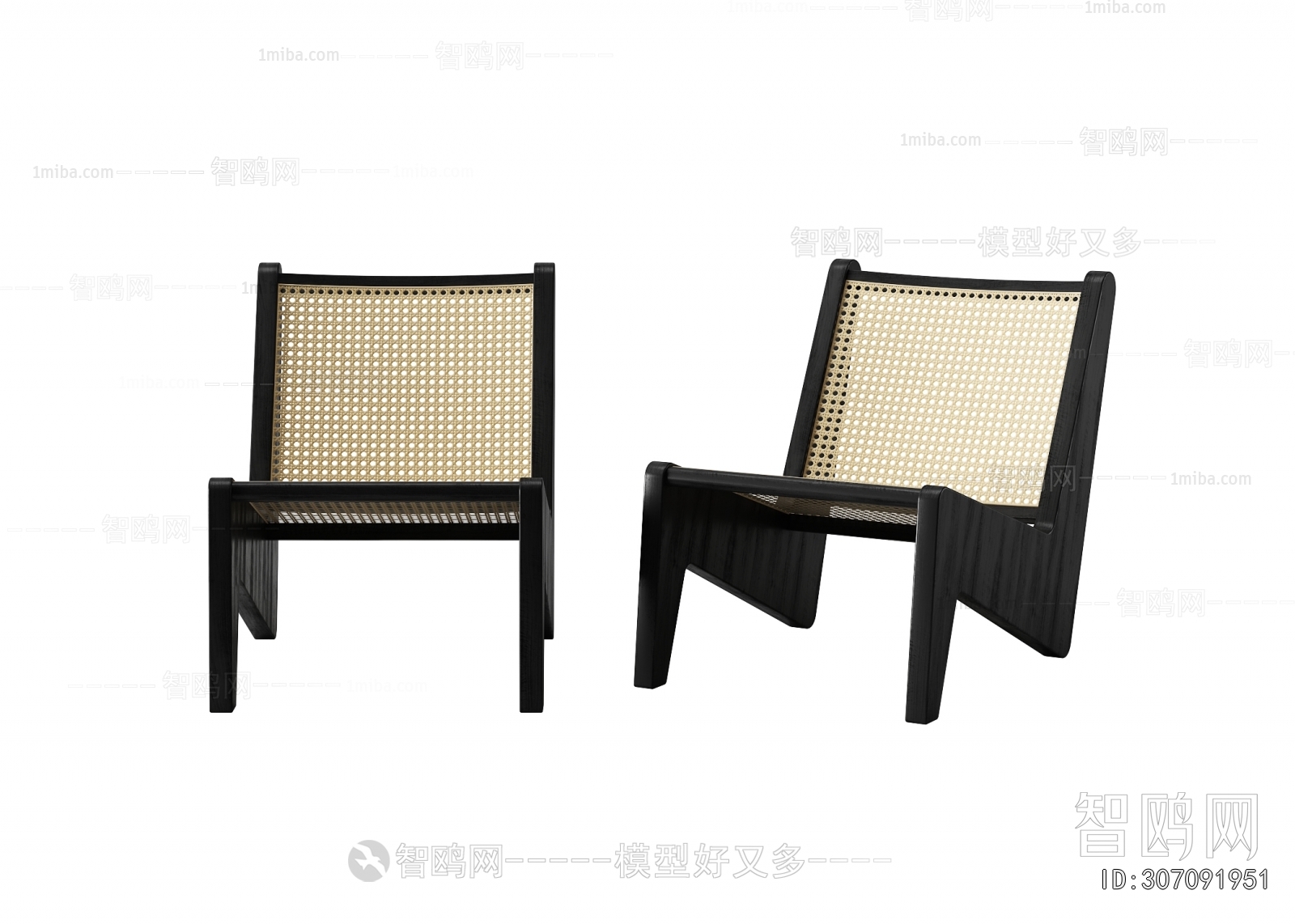 Wabi-sabi Style Lounge Chair