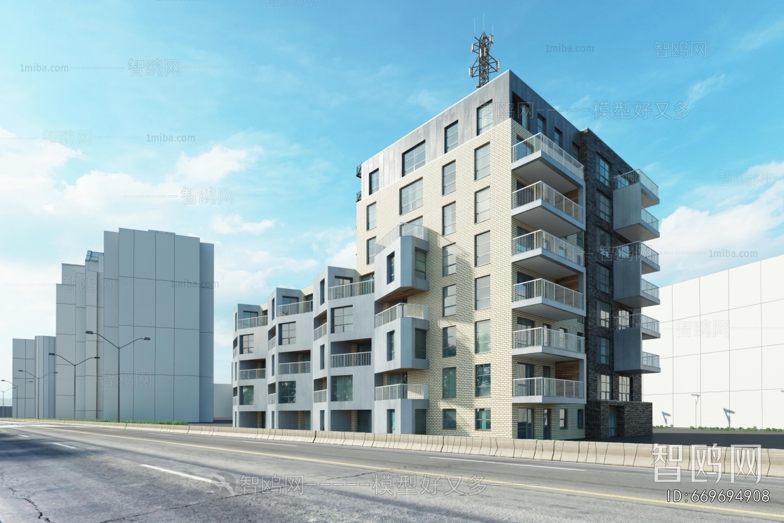 Modern Appearance Of Commercial Building