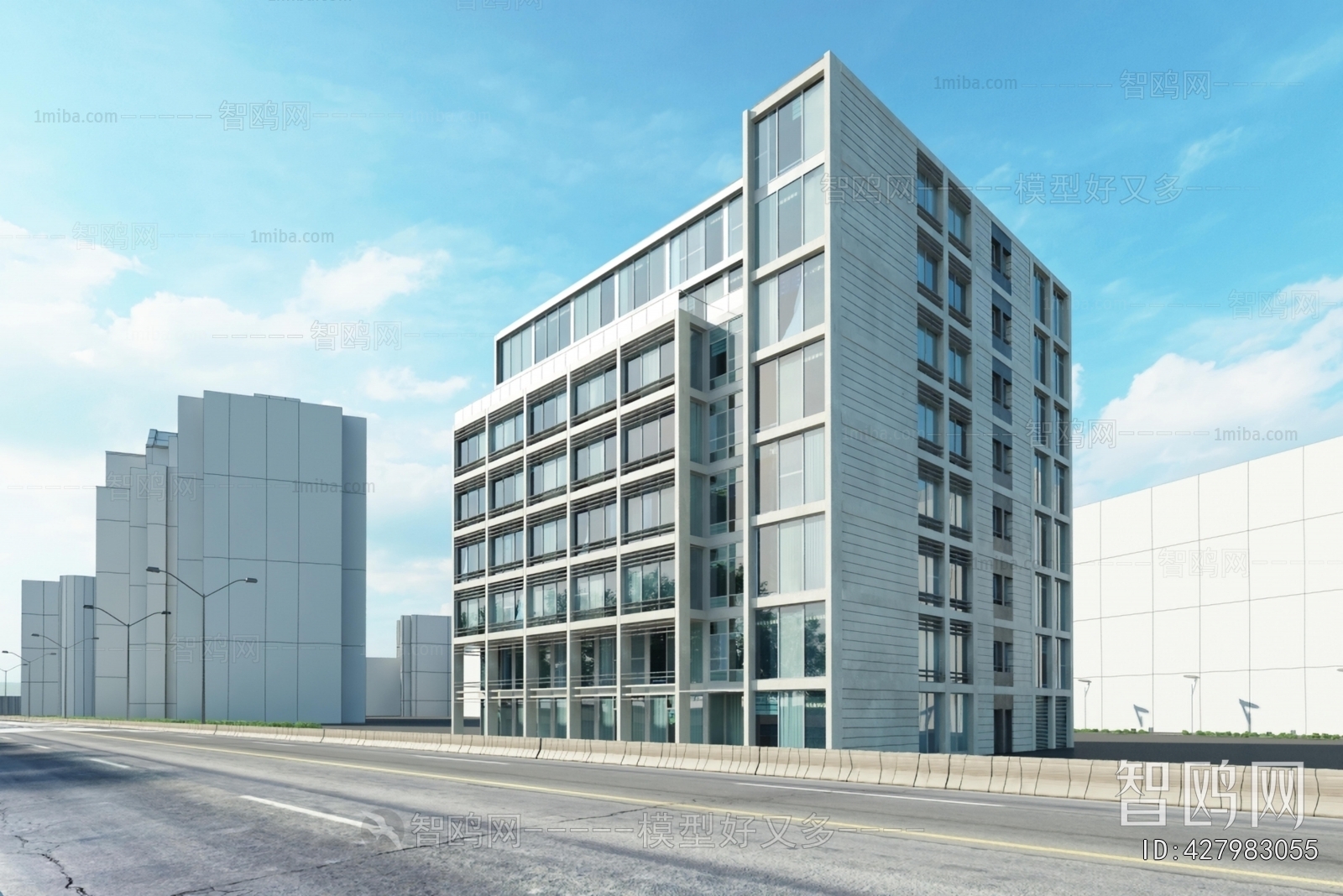 Modern Appearance Of Commercial Building