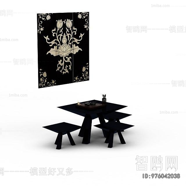 New Chinese Style Leisure Table And Chair