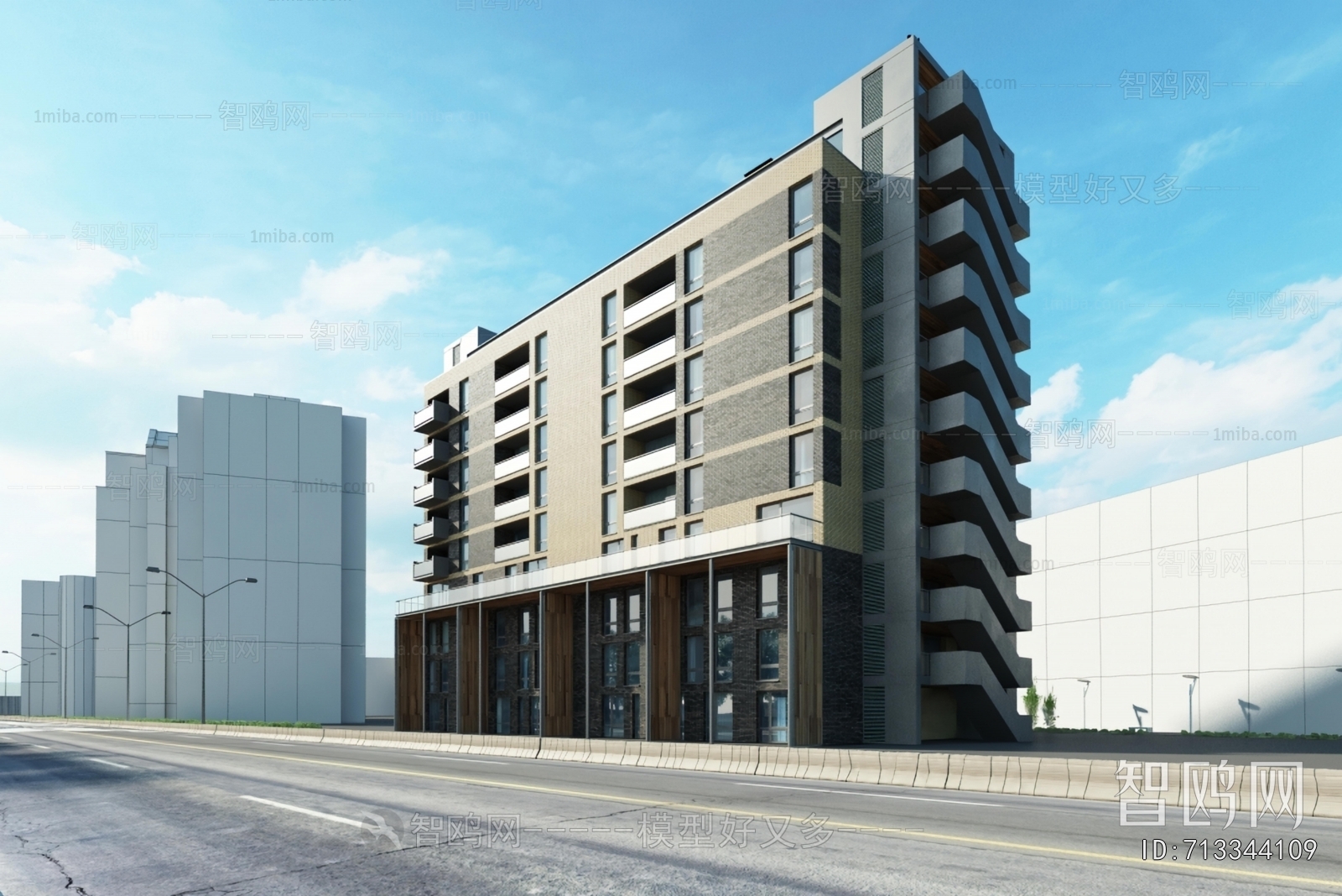 Modern Appearance Of Commercial Building