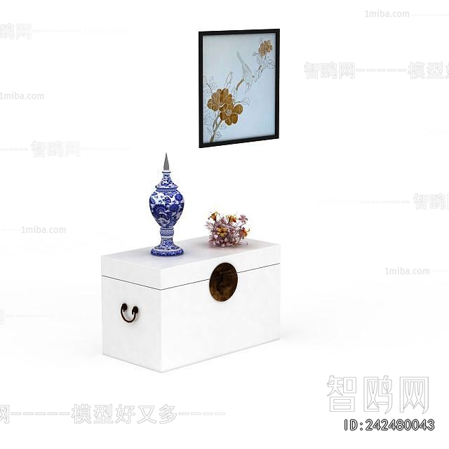 New Chinese Style Side Cabinet