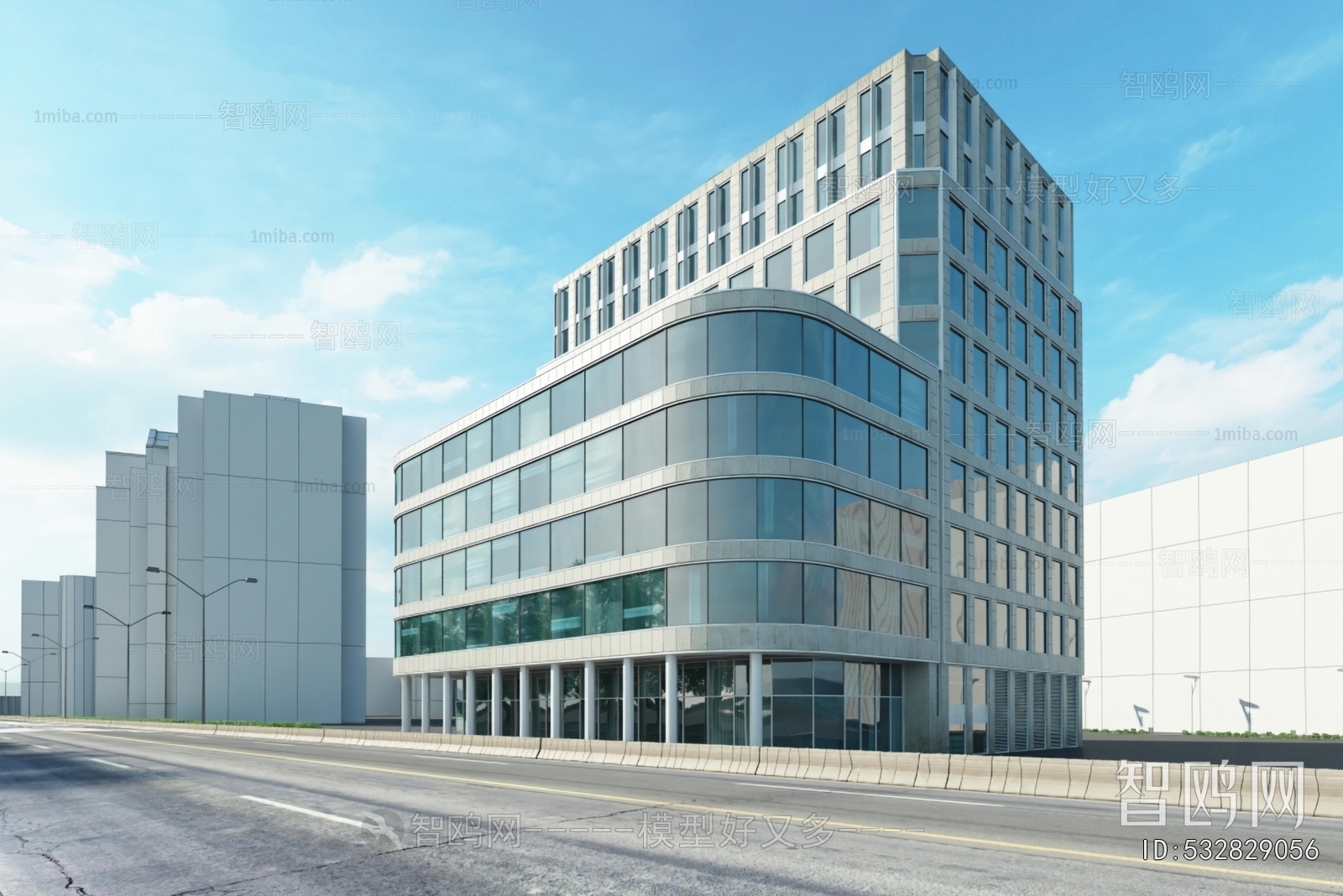 Modern Appearance Of Commercial Building