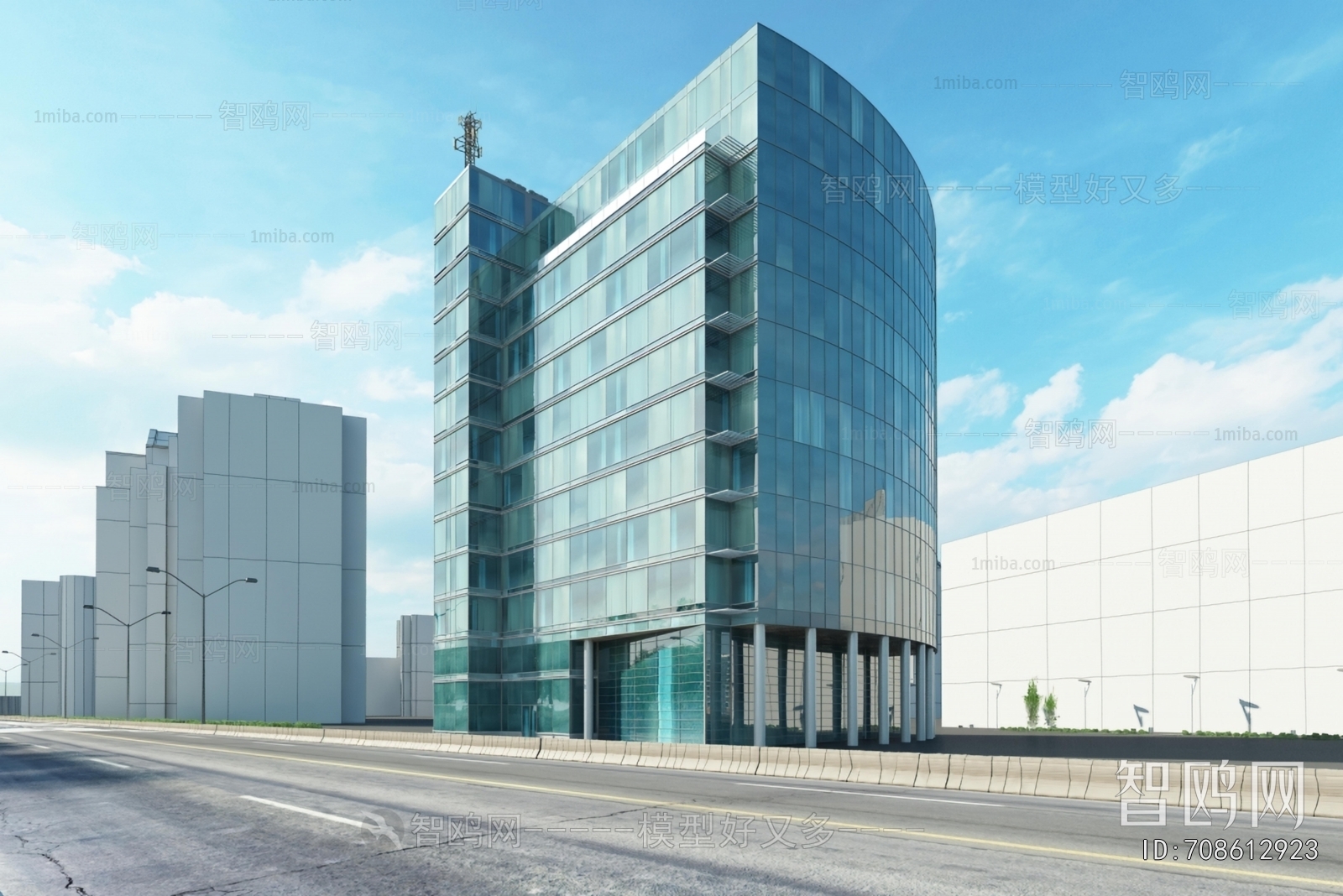 Modern Appearance Of Commercial Building