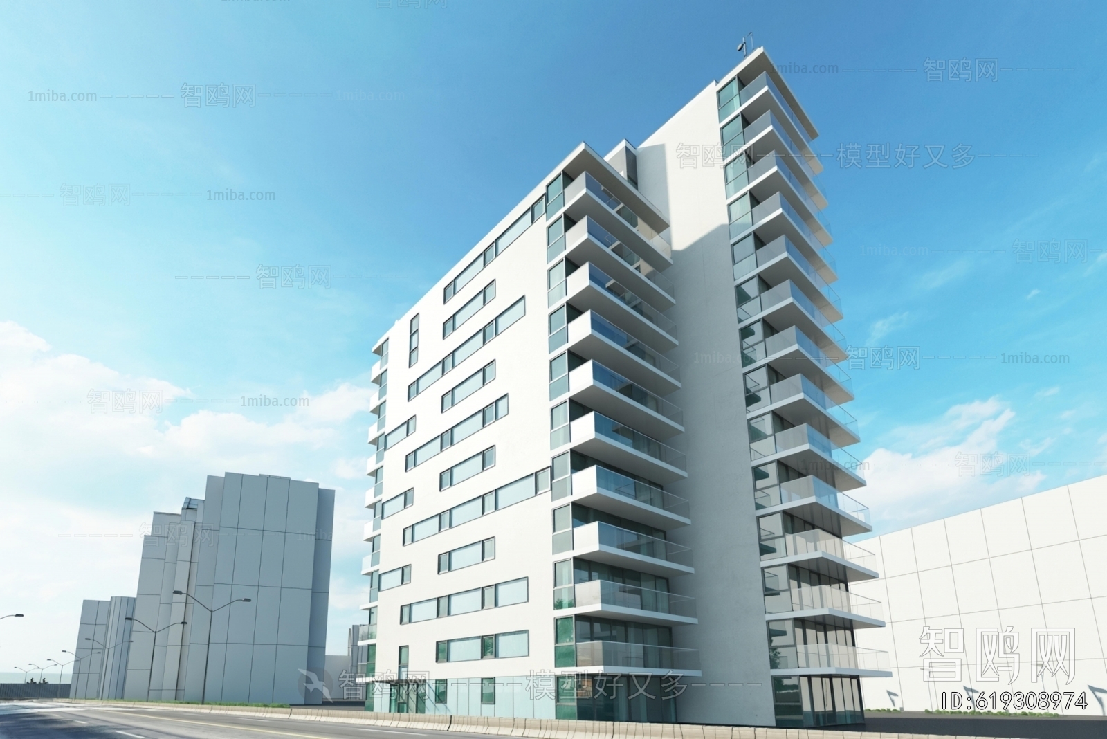 Modern Appearance Of Commercial Building