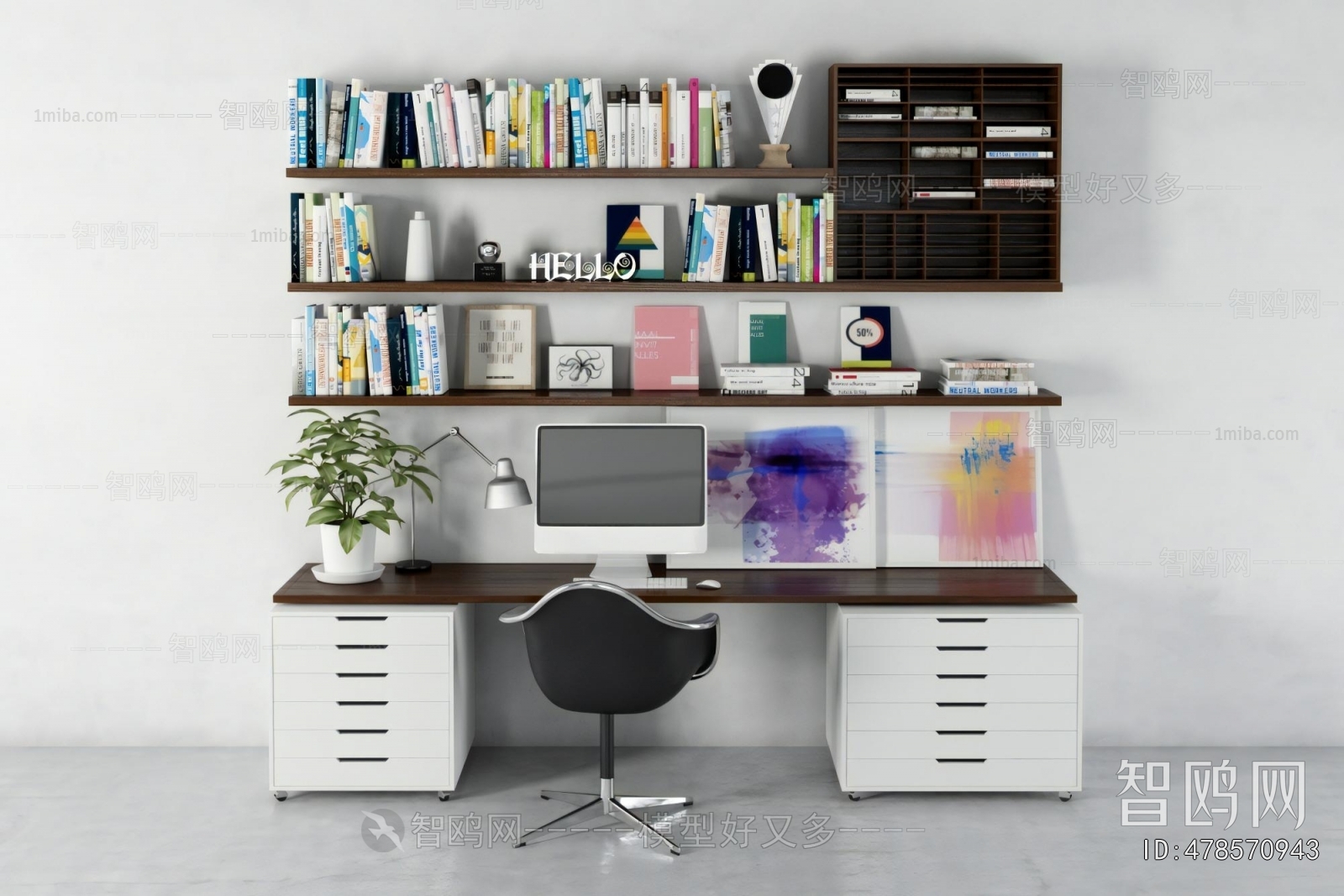 Modern Computer Desk And Chair