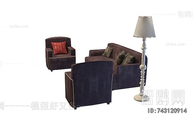 Simple European Style Sofa Combination