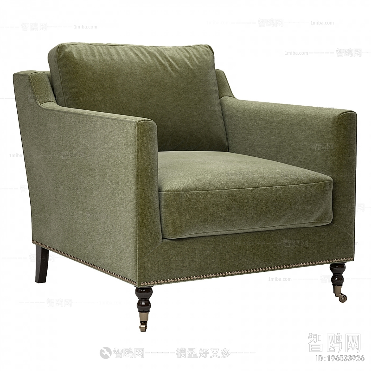 European Style Single Sofa