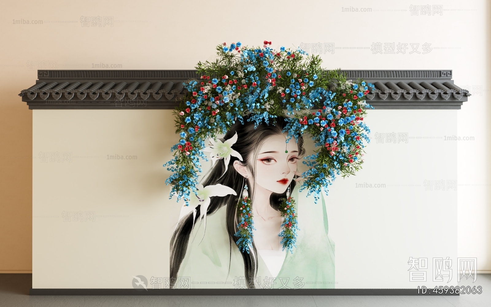 New Chinese Style Landscape Wall