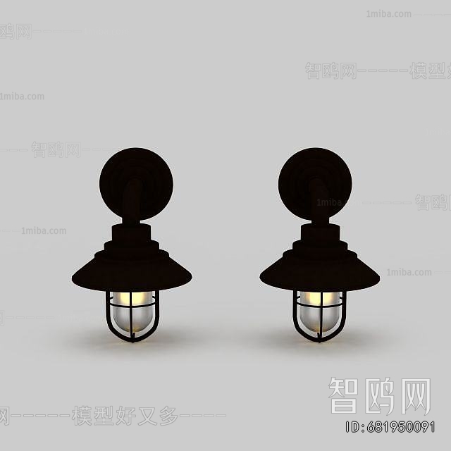 Simple European Style Wall Lamp