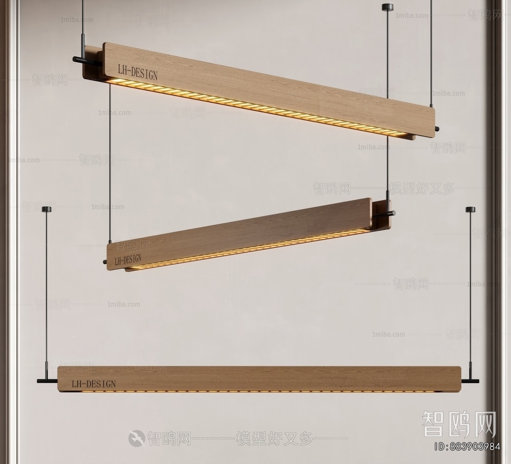 Modern Long Chandelier