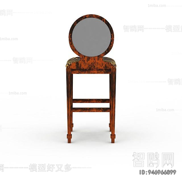 Simple European Style Bar Chair