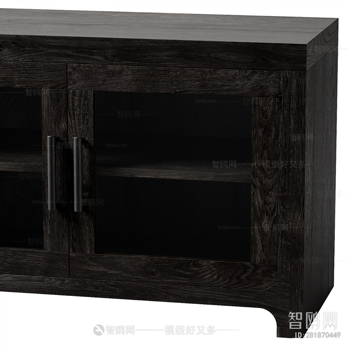 Wabi-sabi Style TV Cabinet