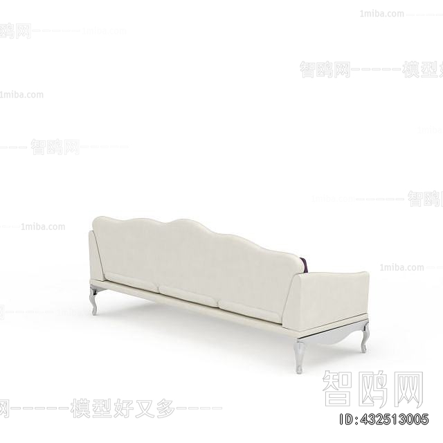 Simple European Style Three-seat Sofa