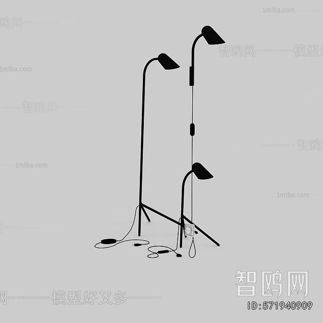 Industrial Style Floor Lamp