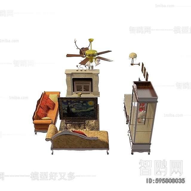 European Style Sofa Combination