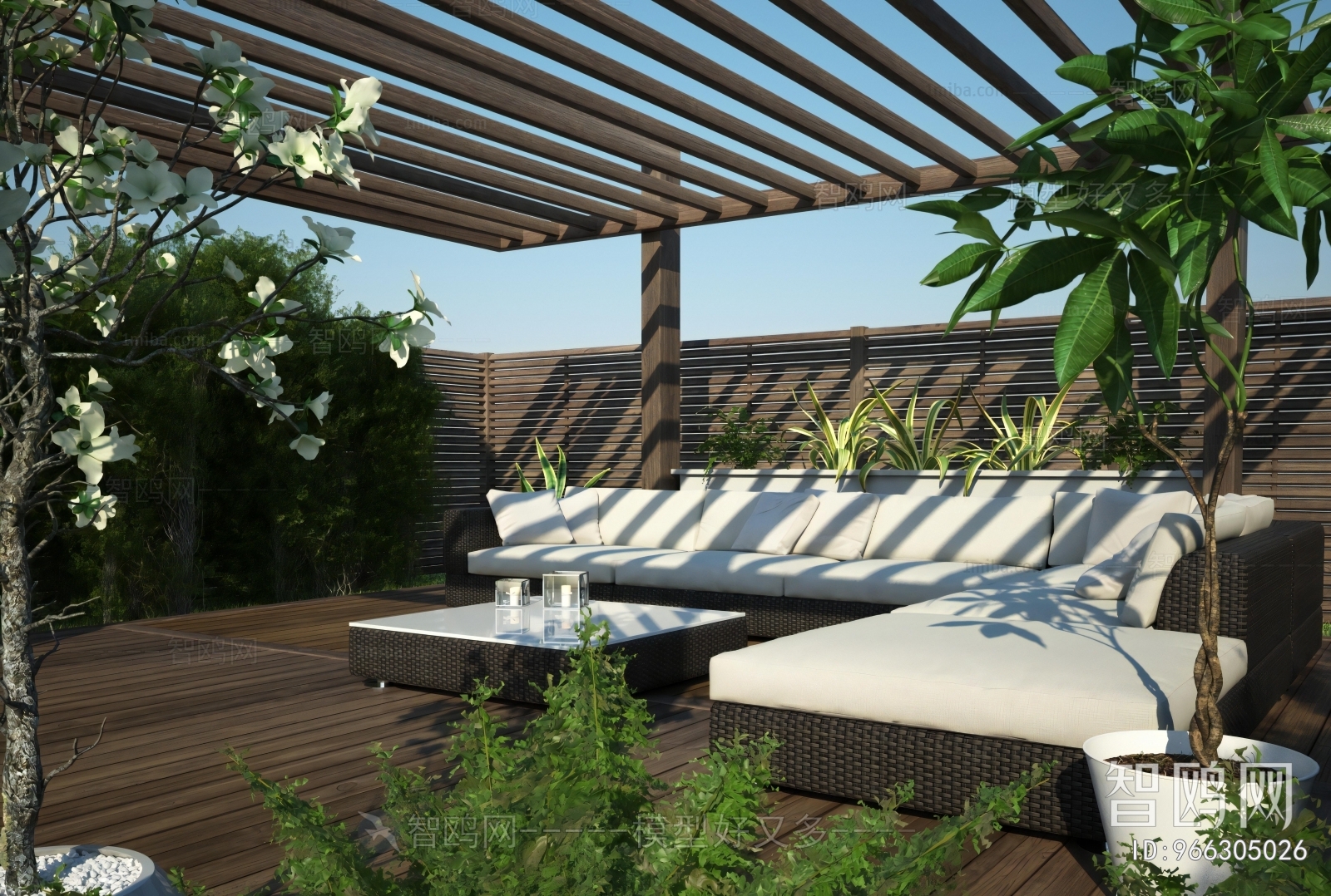 Modern Courtyard/landscape