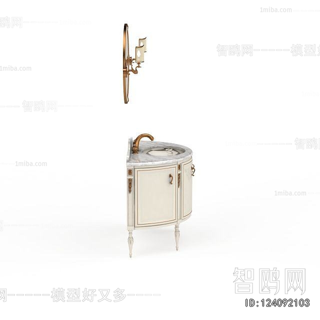 European Style Bathroom Cabinet