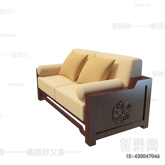 New Chinese Style A Sofa For Two