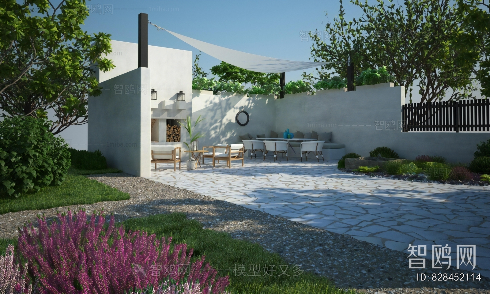 Modern Courtyard/landscape