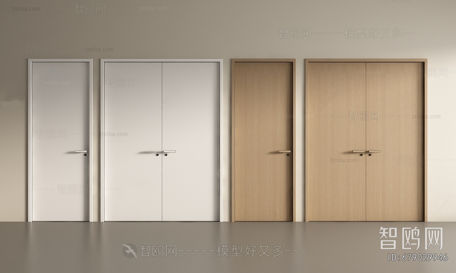 Modern Double Door