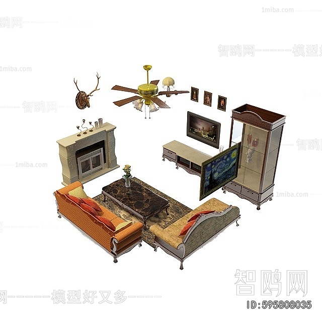 European Style Sofa Combination